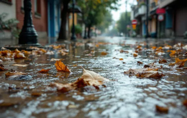 Il torrente Rimaggio esonda a Sesto Fiorentino