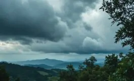 Mappa delle regioni italiane con allerta meteo