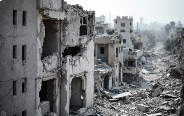 Immagine che rappresenta la crisi umanitaria in Siria