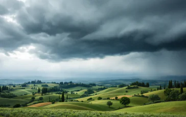 Immagine di Firenze durante l'emergenza maltempo