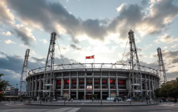 Stadio San Siro con focus sull'indagine di vendita