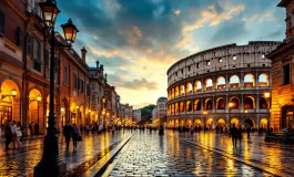 Rissa a Roma con ferito tunisino davanti al Colosseo