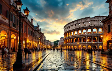 Rissa a Roma con ferito tunisino davanti al Colosseo