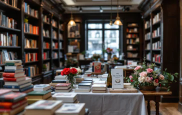 Serena Mazzini durante la presentazione del suo libro a Milano