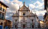 Frati protestano davanti alla basilica di Santo Spirito