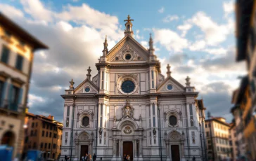 Frati protestano davanti alla basilica di Santo Spirito