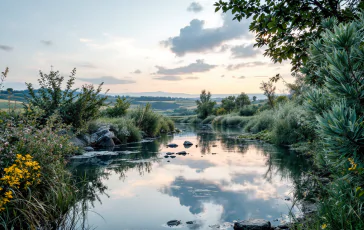 Immagine della pulizia dei fiumi in Emilia-Romagna