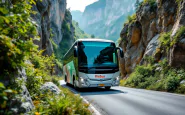 Pullman Flixbus incastrato in Val Fresca durante disagi