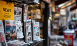 Immagine di un'edicola ristrutturata a Roma