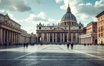 Papa Francesco in preghiera per la sua salute