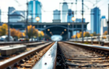 Manifestazione dei lavoratori delle ferrovie in sciopero