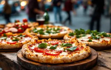 Iniziativa di solidarietà a Bagnoli con pizza