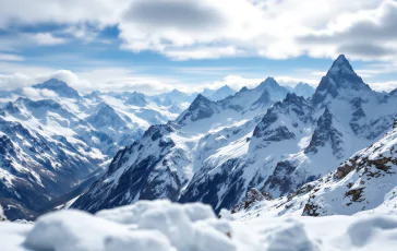 Escursionisti in Trentino durante un'allerta valanghe