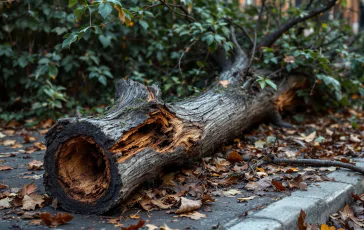 Alberi caduti a Milano evidenziano il degrado urbano